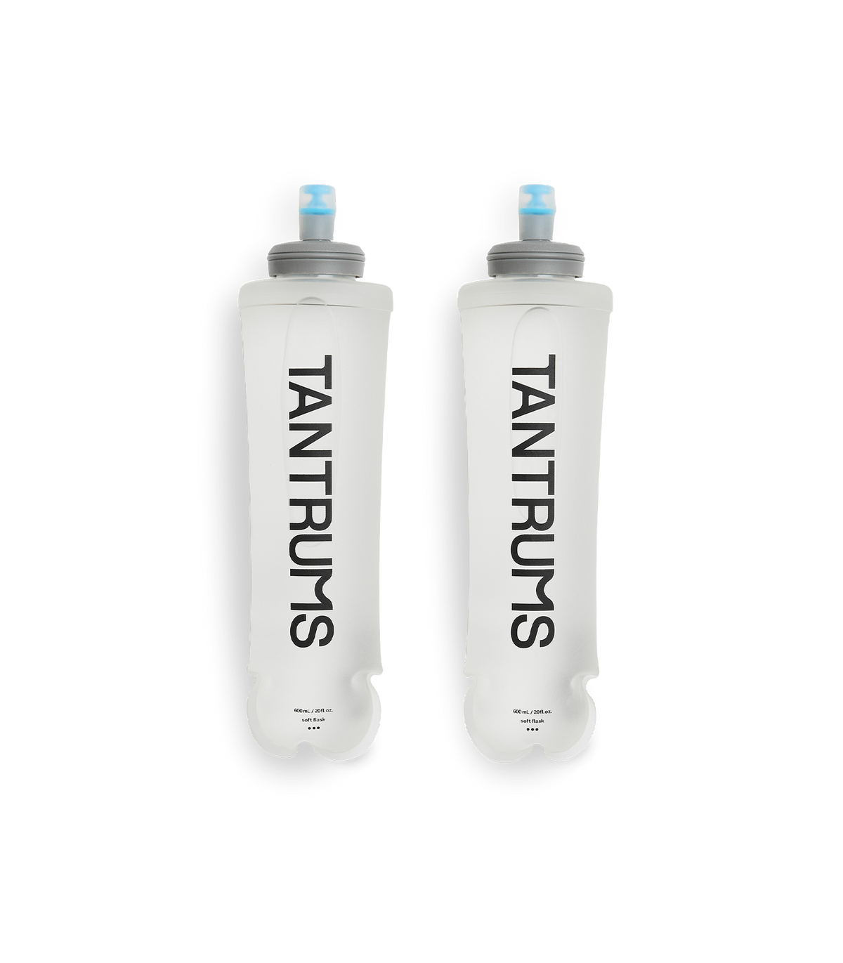 Two 600ML HydraPak soft flasks, included