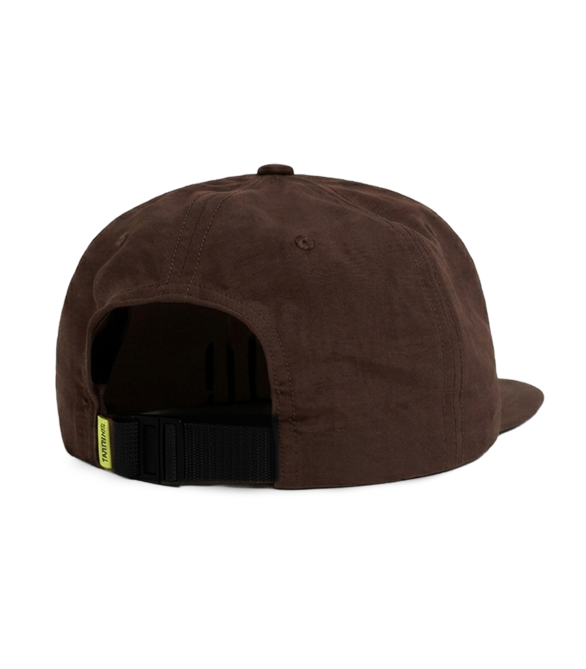 Trailhead GOOYH Hat in brown, back view with black adjustable strap